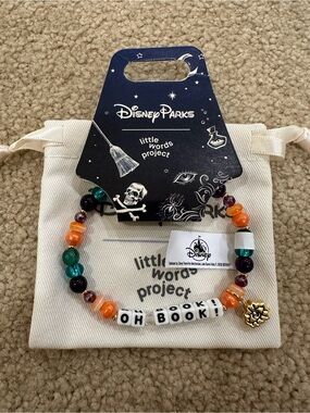 Little Words Project x Disney Parks Hocus Pocus 'OH BOOK!' Bracelet Exclusive
